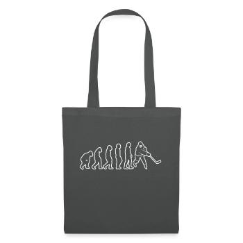 Joueur de hockey sur glace Fan de hockey sur glace Équipe de hockey sur glace - Sac en tissu - gris graphite - Devant