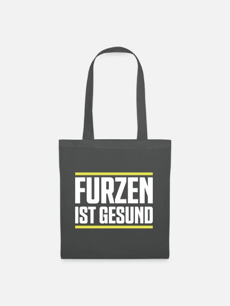 Furzen ist gesund - Stoffbeutel - Graphite