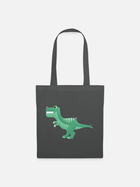 Dino - Stoffbeutel - Graphite