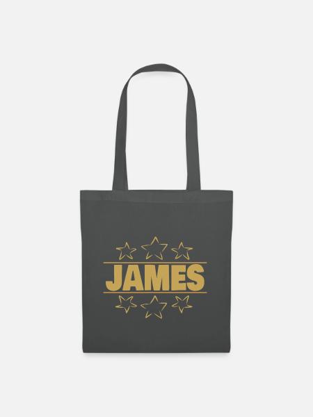 James - Stoffbeutel - Graphite