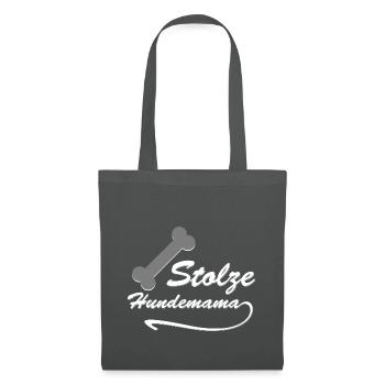 Proud dog mom - Tote Bag - graphite grey - Front