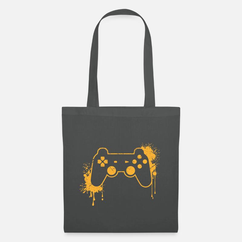 CONTROLLER RETRO in gelb - Stoffbeutel - Graphite