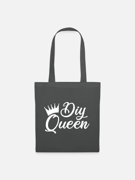 DIY Queen - Stoffbeutel - Graphite