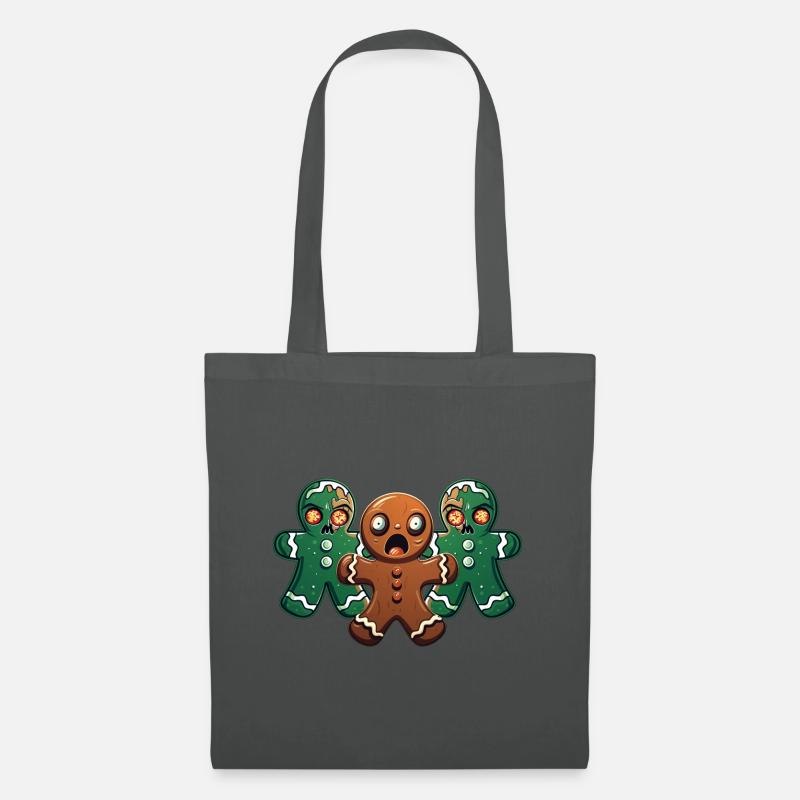 Walking Gingerbread - Stoffbeutel - Graphite