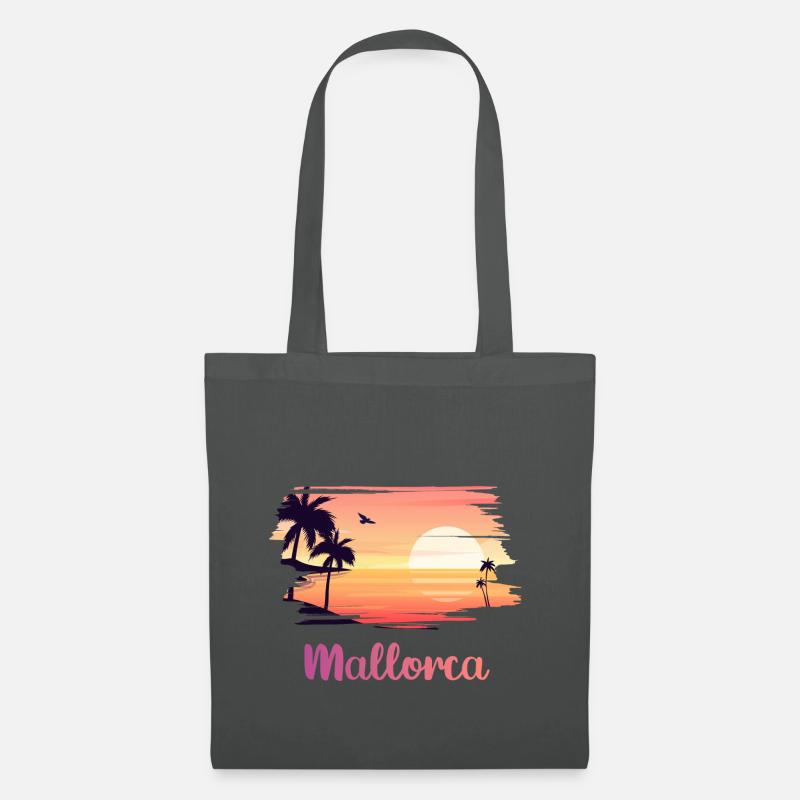Ich liebe Mallorca - Stoffbeutel - Graphite