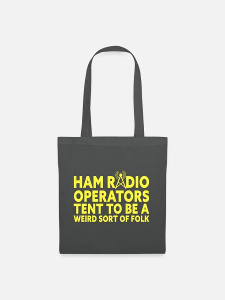 Funny Ham Radio Operators Amateur Radio - Stoffbeutel - Graphite