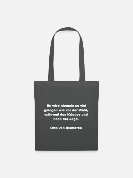 Bismarck - Stoffbeutel - Graphite