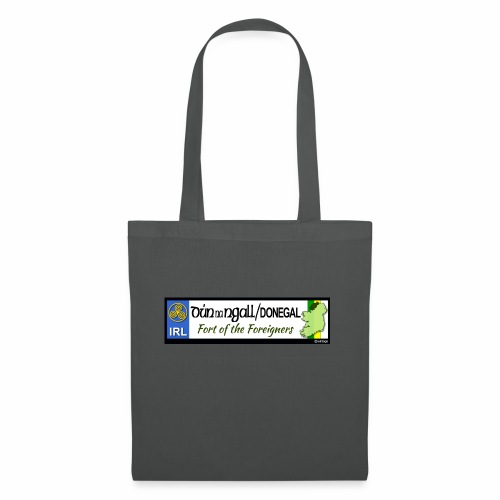 DONEGAL, IRELAND: licence plate tag style decal - Tote Bag