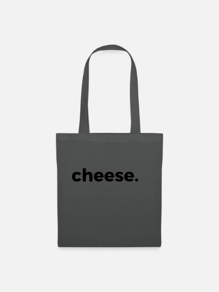 cheese - Stoffbeutel - Graphite