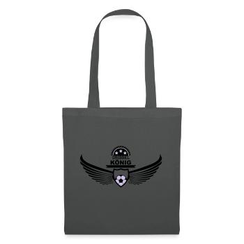 Dribbelkönig dribbeln ballkünstler fußball 2c - Stoffbeutel - Graphite - Vorne