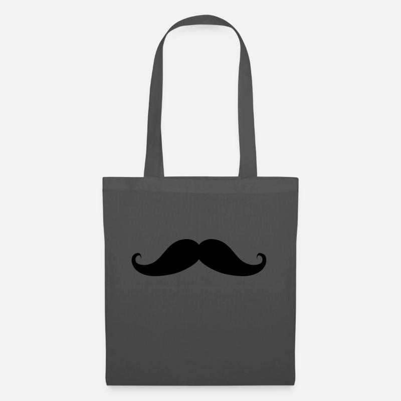 moustache - Tote Bag - graphite grey