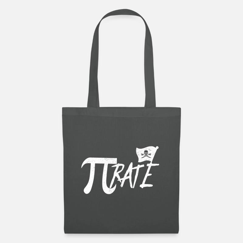 Nerd nerds pirate pi - Tote Bag - graphite grey