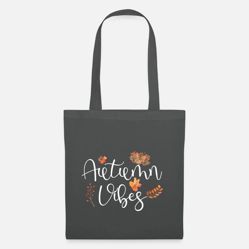 Herbst Vibes - Stoffbeutel - Graphite