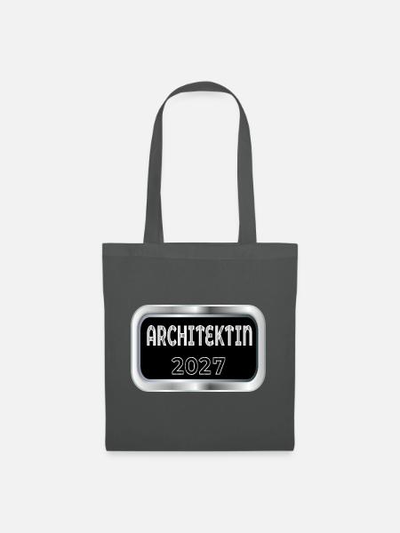 Architektin 2027 - Stoffbeutel - Graphite