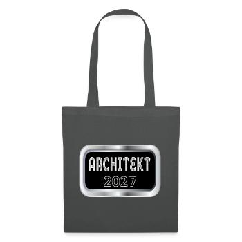 Architekt 2027 - Stoffbeutel - Graphite - Vorne