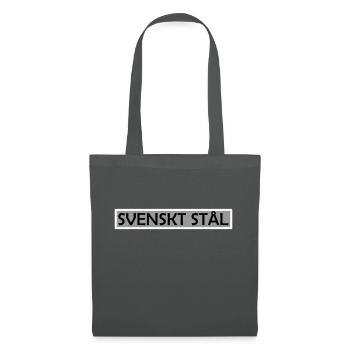 Schwedischer Stahl - Stoffbeutel - Graphite - Vorne