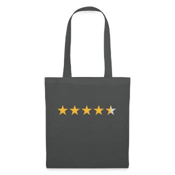 Évaluation de 4,5 étoiles - Note de 4,5 étoiles - Sac en tissu - gris graphite - Devant