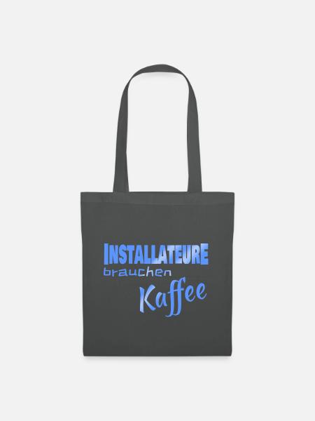 Installateur - Stoffbeutel - Graphite
