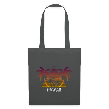 Hawaï - Sac en tissu - gris graphite - Devant