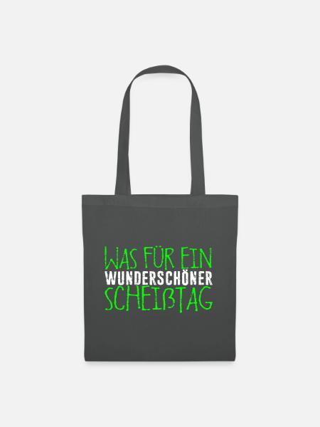 Was Für Ein Wunderschöner Scheißtag Langschläfer - Stoffbeutel - Graphite