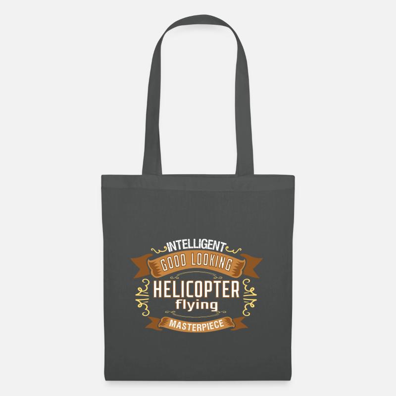 Helicopter - Stoffbeutel - Graphite