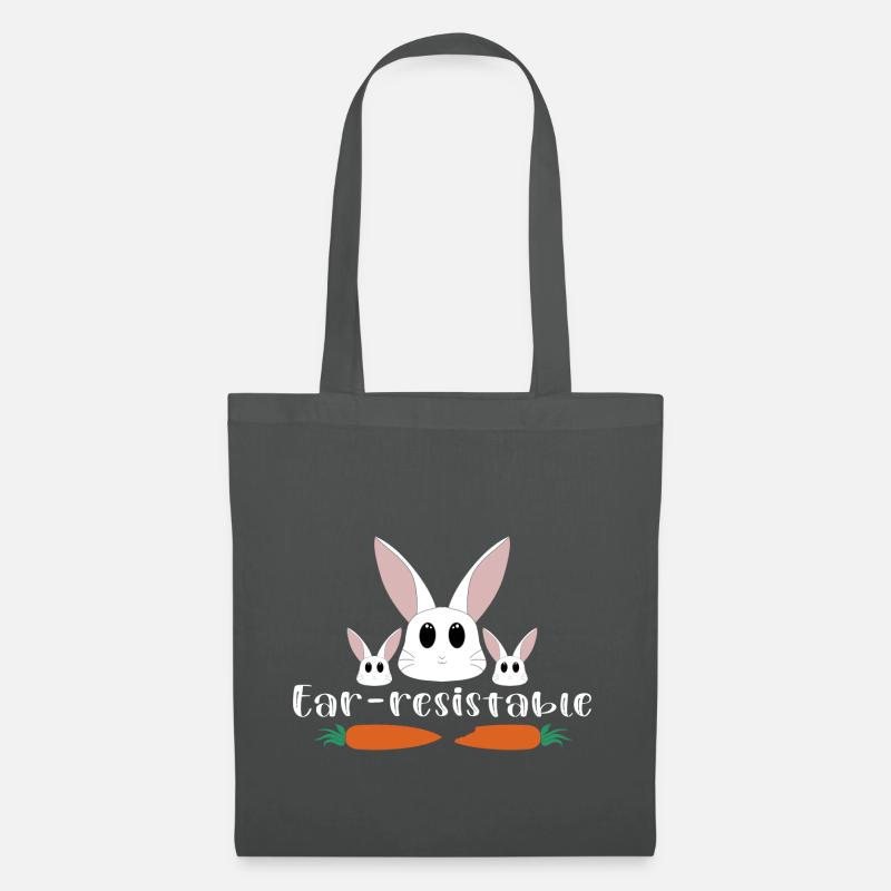 Résistable à l’oreille - Sac en tissu - gris graphite