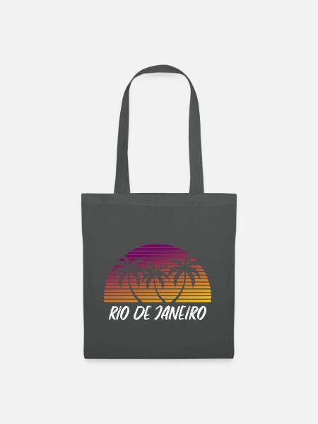 Rio de Janeiro - Stoffbeutel - Graphite