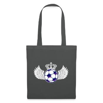 Football Logo Coat of Arms Colorful - Tote Bag - graphite grey - Front