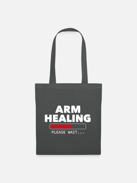 Arm Healing Please Wait - Stoffbeutel - Graphite