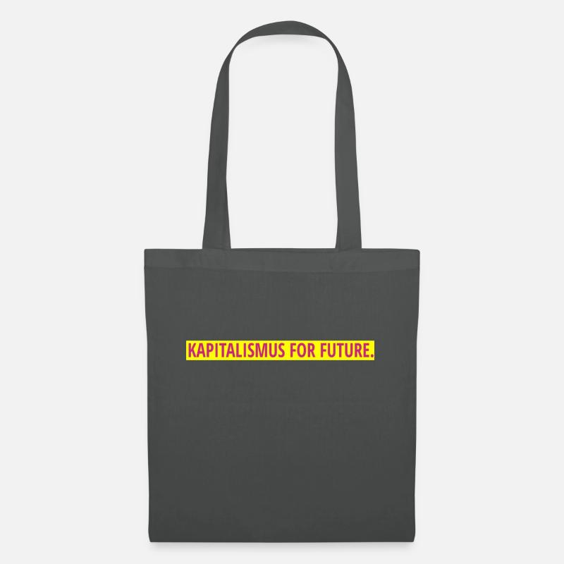 Kapitalismus for future. - Stoffbeutel - Graphite