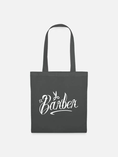 Barber Friseur - Stoffbeutel - Graphite