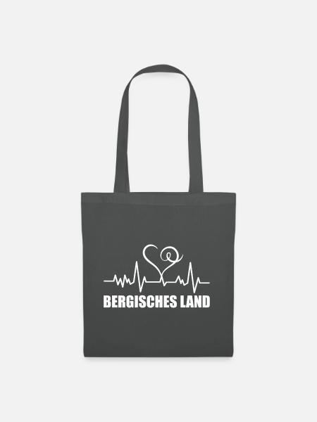 Heartbeat Bergisches Land - Stoffbeutel - Graphite