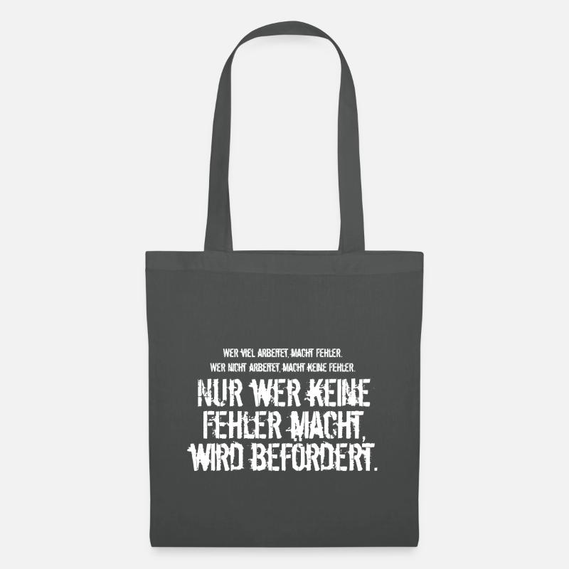 Beförderung - Stoffbeutel - Graphite