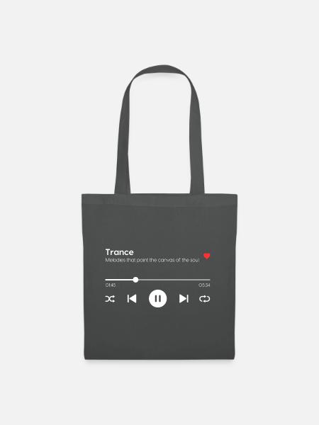 Trance - Stoffbeutel - Graphite