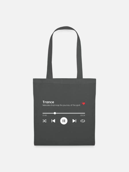 Trance - Stoffbeutel - Graphite