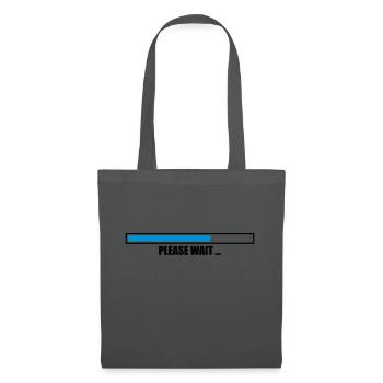poutres please large loading chargeur télécharger - Sac en tissu - gris graphite - Devant
