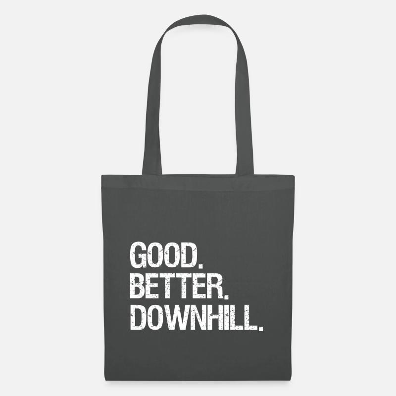 Downhill - Stoffbeutel - Graphite