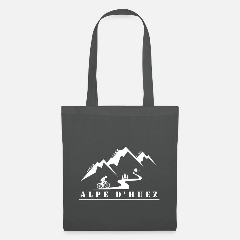 Alpe d'Huez - Stoffbeutel - Graphite