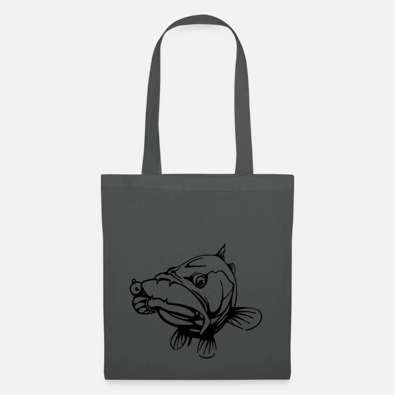 pike-perch - Tote Bag - graphite grey