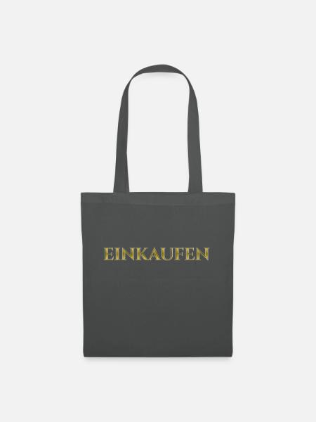 Einkaufen - Stoffbeutel - Graphite