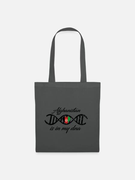 love my dns dna land country Afghanistan - Stoffbeutel - Graphite