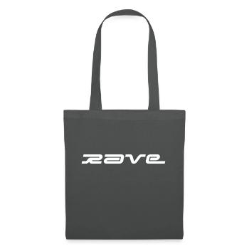 rave music logo. - Tote Bag - graphite grey - Front