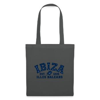 Ibiza - Illes Balears - Spanien - Espana - Spain - Stoffbeutel - Graphite - Vorne