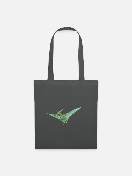 Samuel der Pteranodon - Stoffbeutel - Graphite
