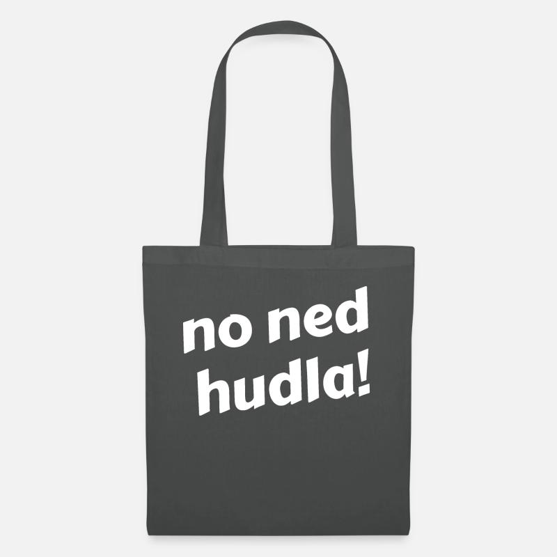 no ned hudla - Stoffbeutel - Graphite