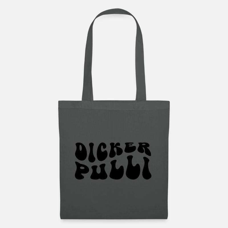 Dicker Pulli - Stoffbeutel - Graphite