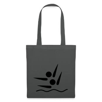 Synchronschwimmen - Stoffbeutel - Graphite - Vorne