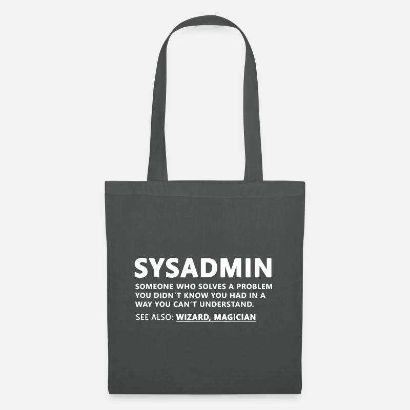 Programmeurs - Sac en tissu - gris graphite