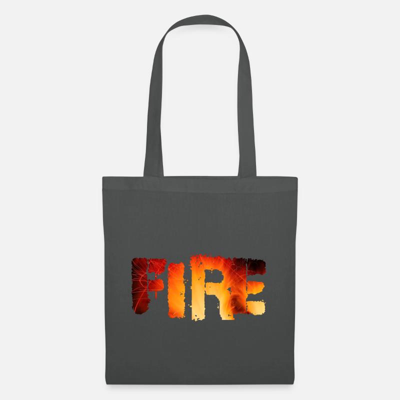 FIRE - Stoffbeutel - Graphite