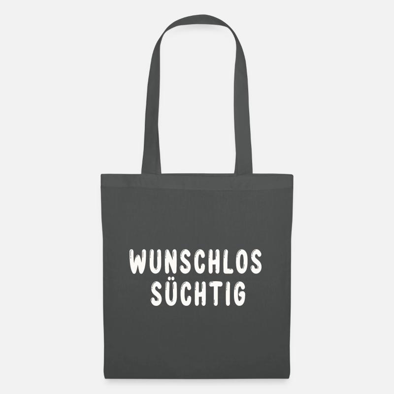 Wunschlos Süchtig - Stoffbeutel - Graphite
